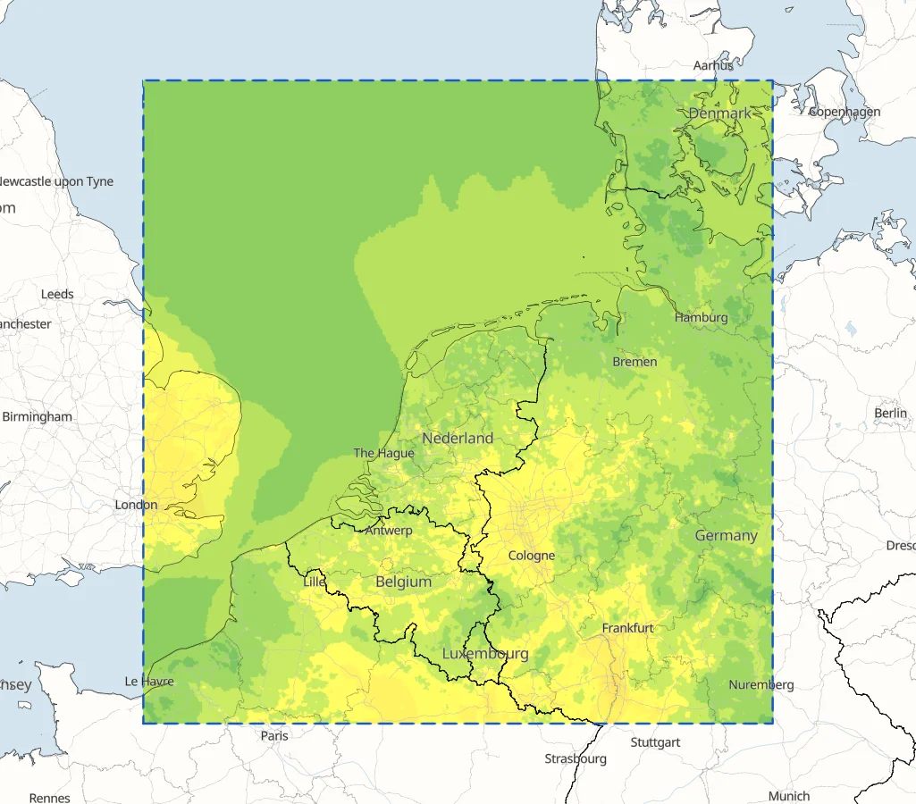 KNMI HARMONIE AROME Netherlands Model Area
