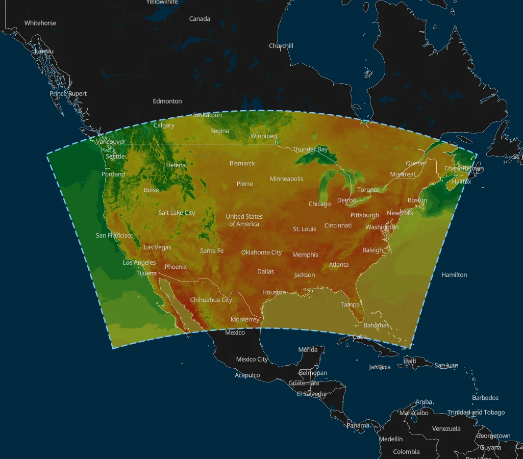 HRRR Conus Model Area